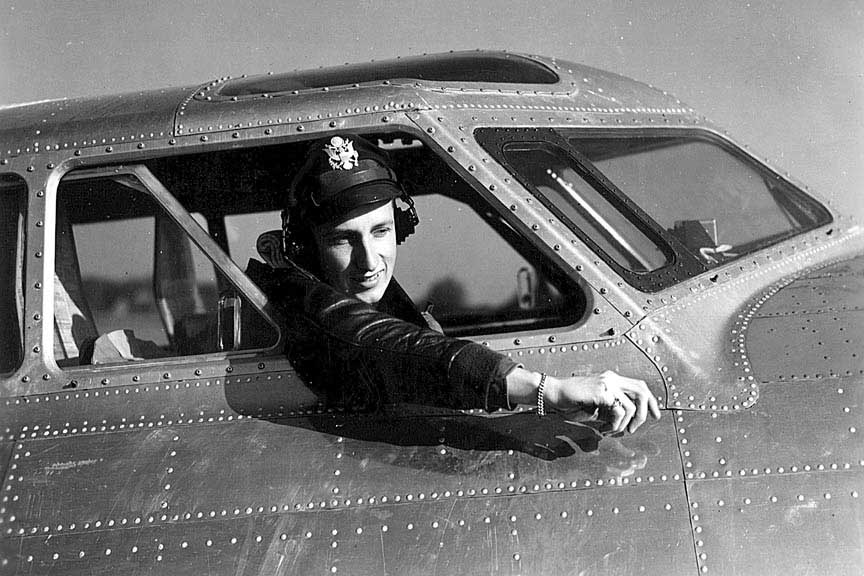 Ed Jordan in B-17 Cockpit